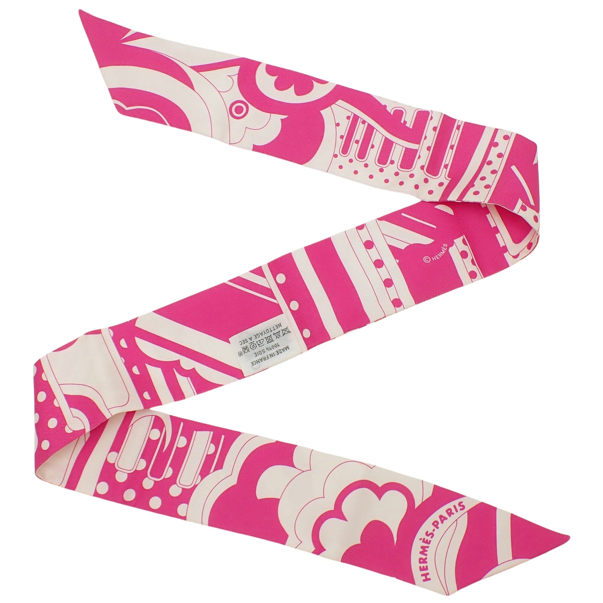 Faubourg Rainbow Twilly Rose Vif / White