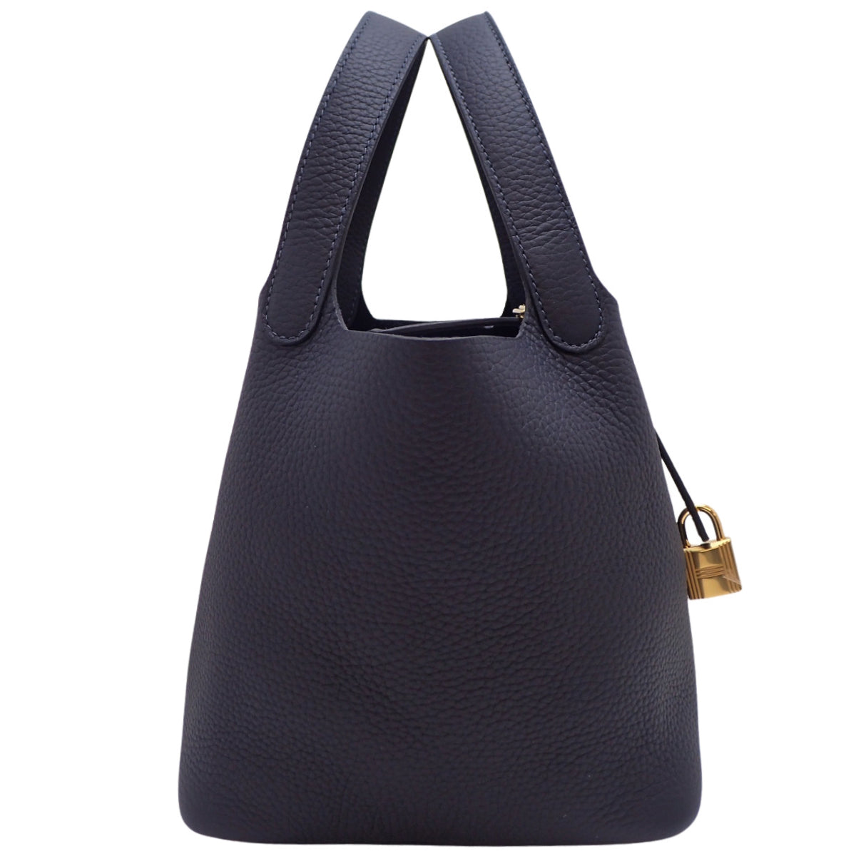 Picotin Lock PM Taurillon Clemence Ebene 金色五金 K刻印