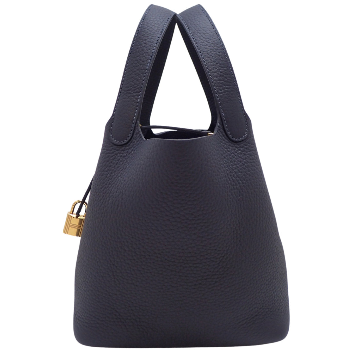 Picotin Lock PM Taurillon Clemence Ebene 金色五金 K刻印