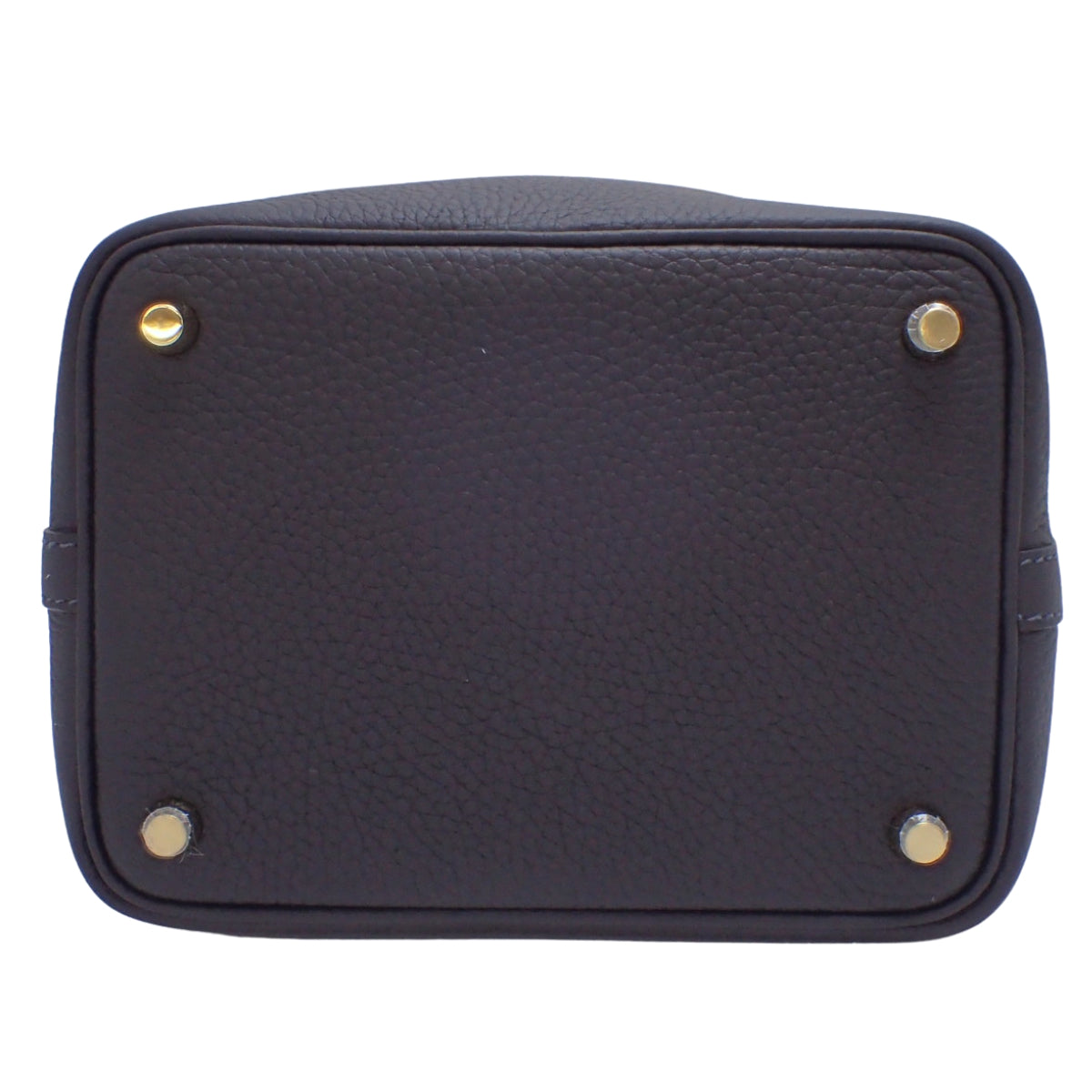 Picotin Lock PM Taurillon Clemence Ebene 金色五金 K刻印