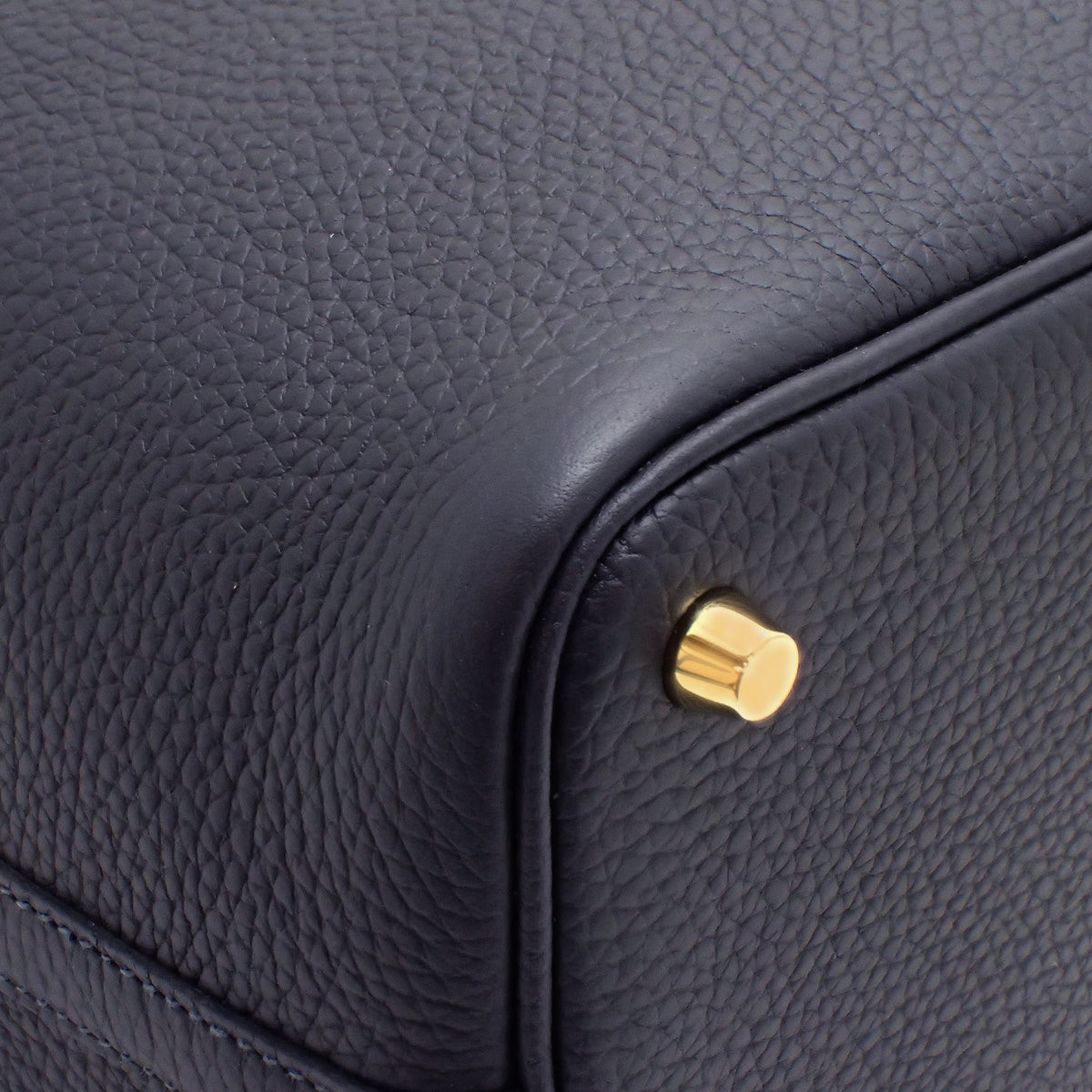 Picotin Lock PM Taurillon Clemence Ebene 金色五金 K刻印