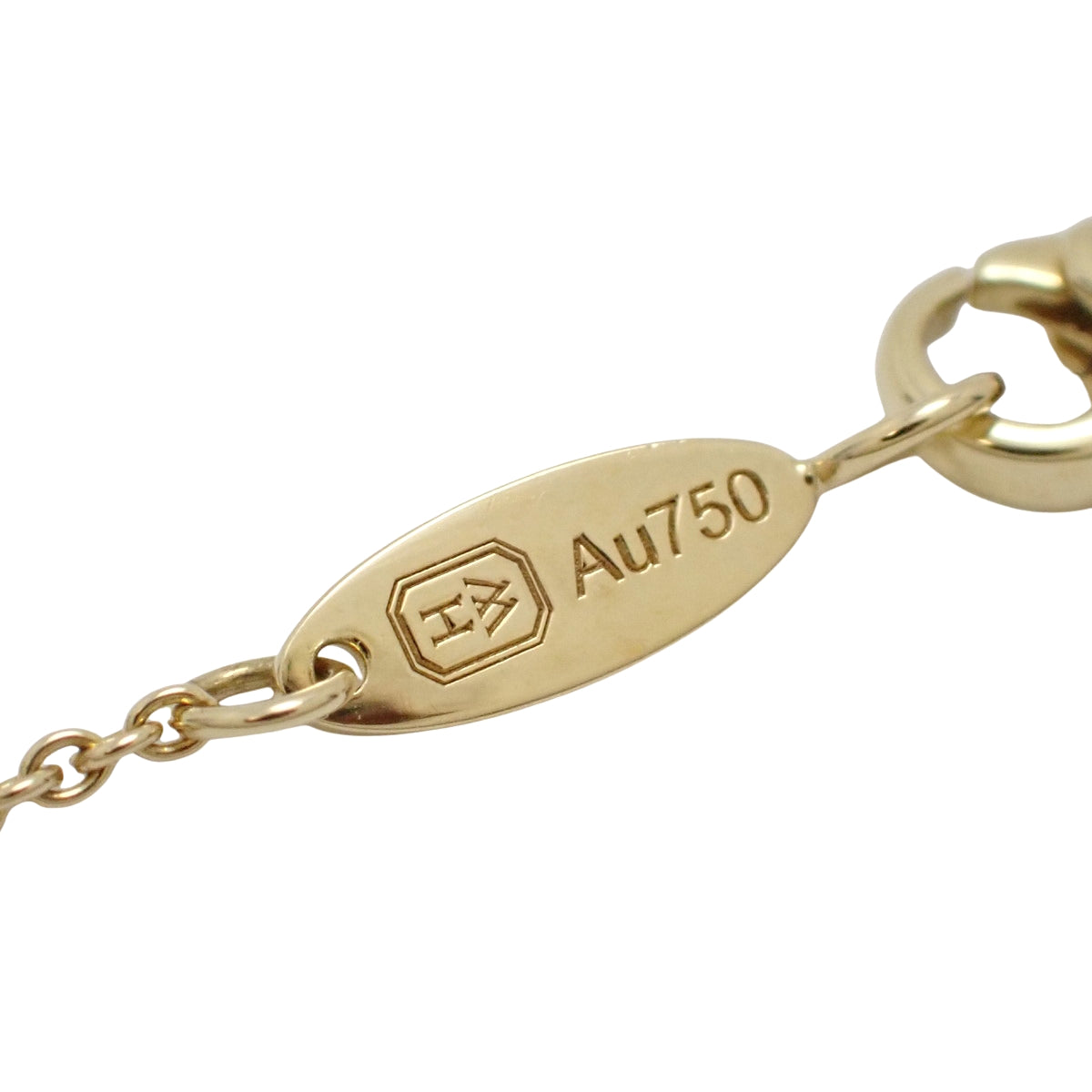 Lily Cluster Pendant Diamond Yellow Gold K18YG 8.2g