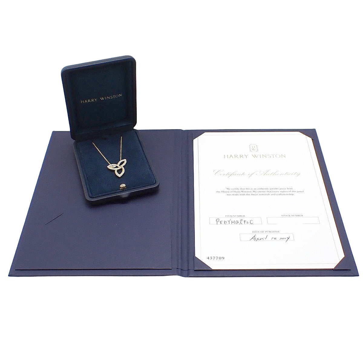 Lily Cluster Pendant Diamond Yellow Gold K18YG 8.2g