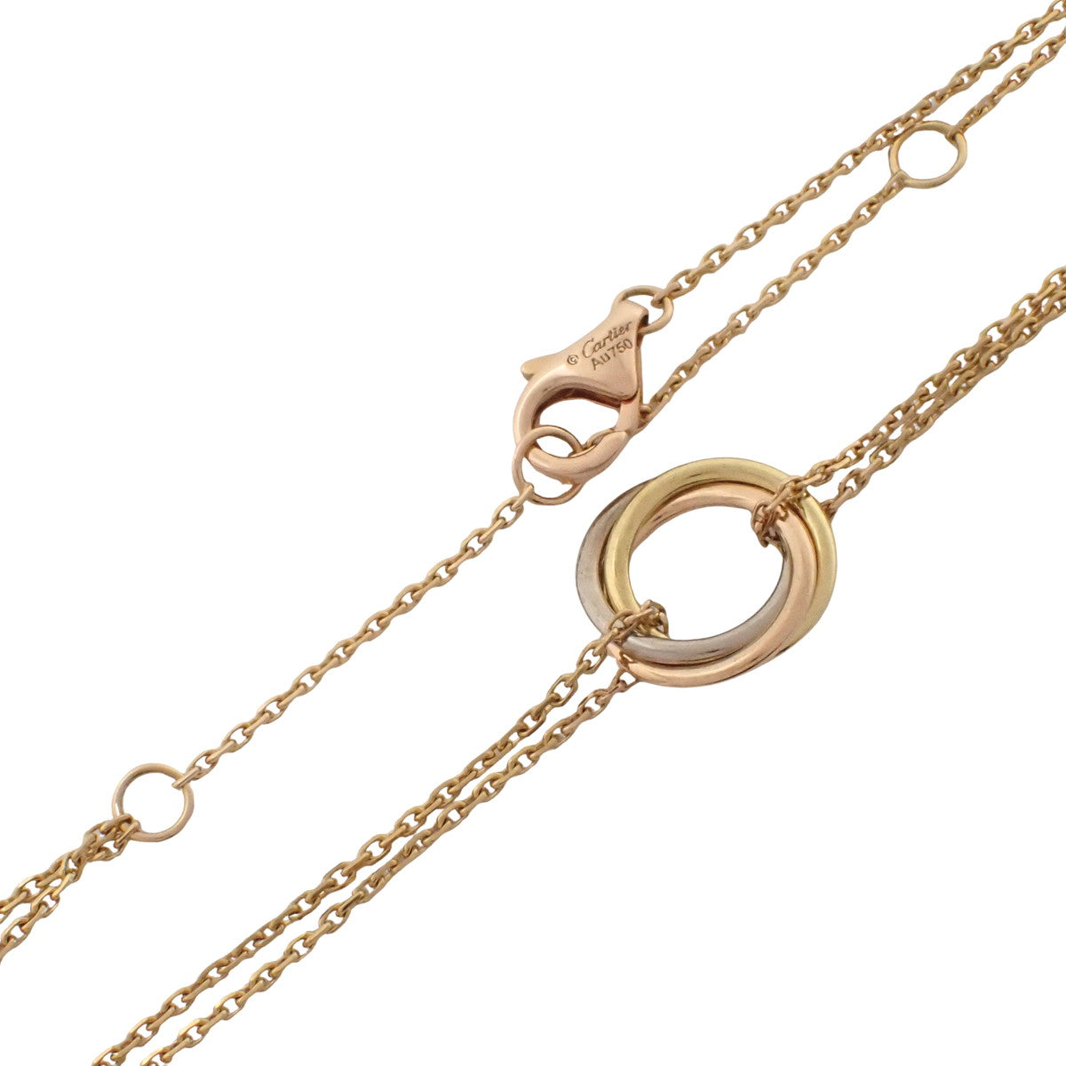 Sweet Trinity Bracelet Pink Gold K18PG White Gold K18WG Yellow Gold K18YG 2.3g Accessory Jewelry