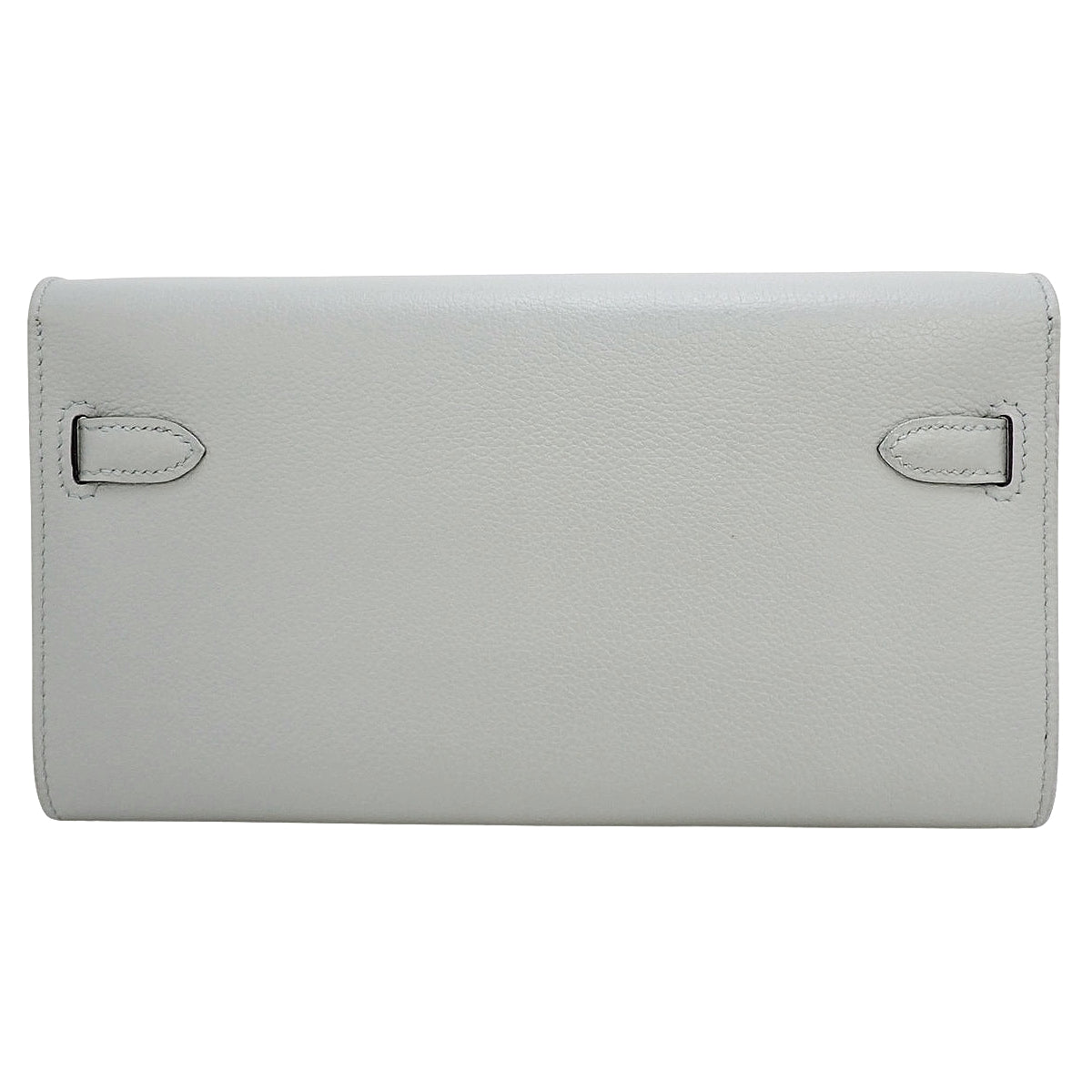Kelly Wallet To Go Evercolor Bleu Glacier Silver Hardware W stamp