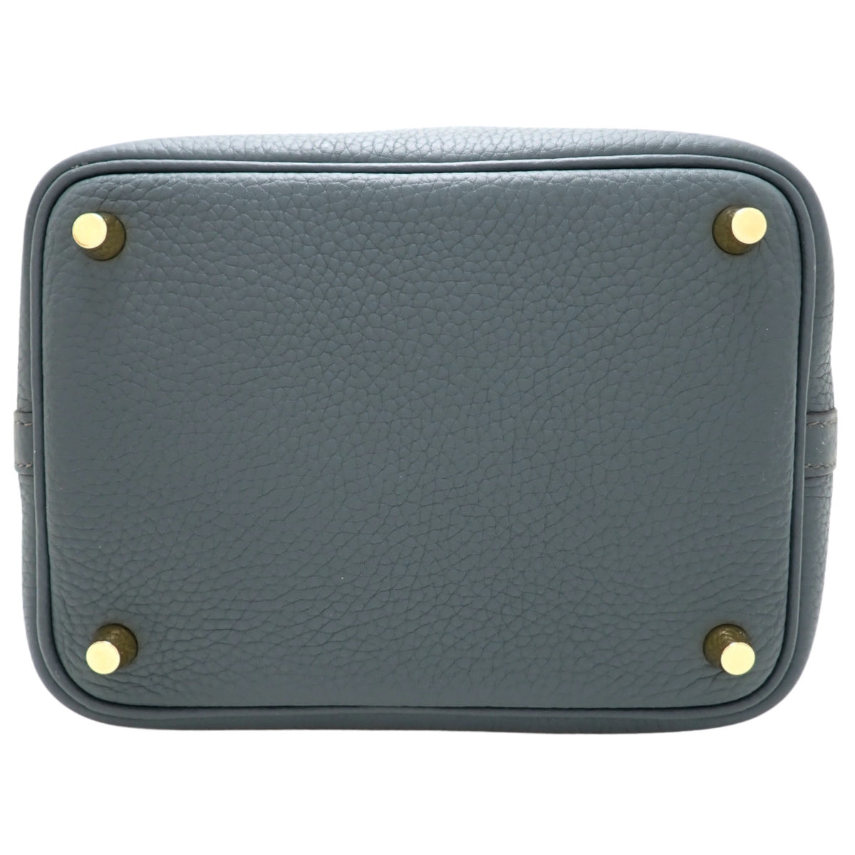 Picotin Lock PM Triyon Clemence Vert Amande Gold Hardware Z Stamp