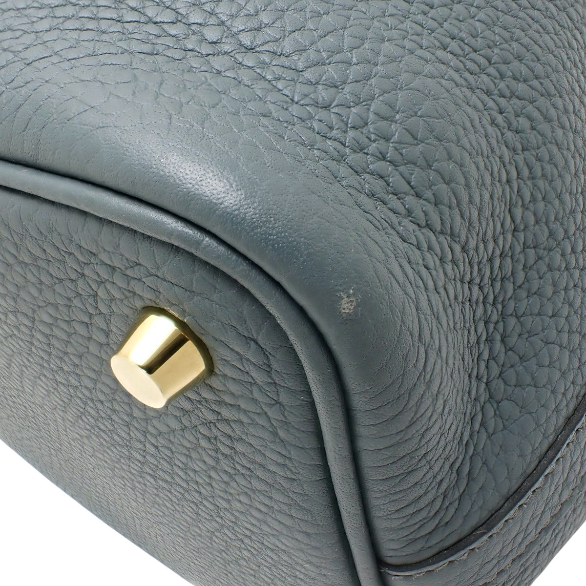 Picotin Lock PM Triyon Clemence Vert Amande Gold Hardware Z Stamp