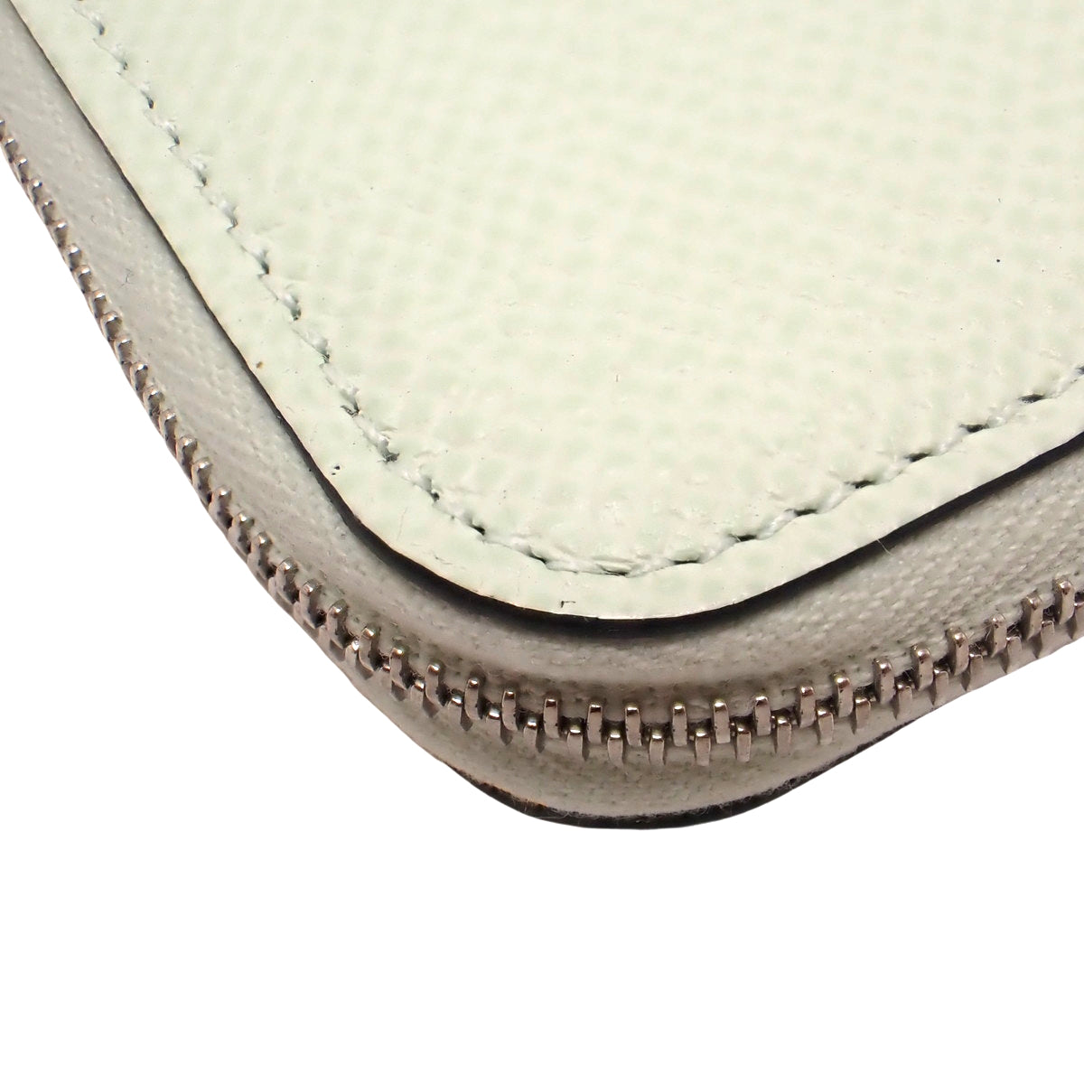 Azap Compact Mini Silk'In Epsom 皮革 薄荷绿 银扣 B刻