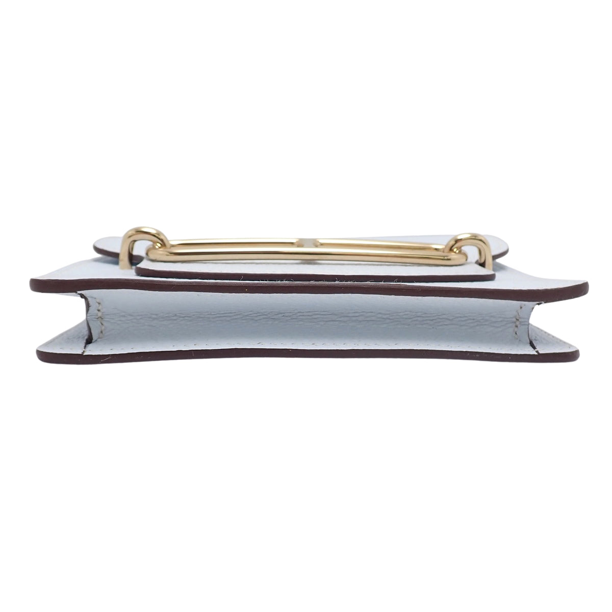 Lowris Lulislime Chevre Bleu Brume Gold Hardware Z stamp