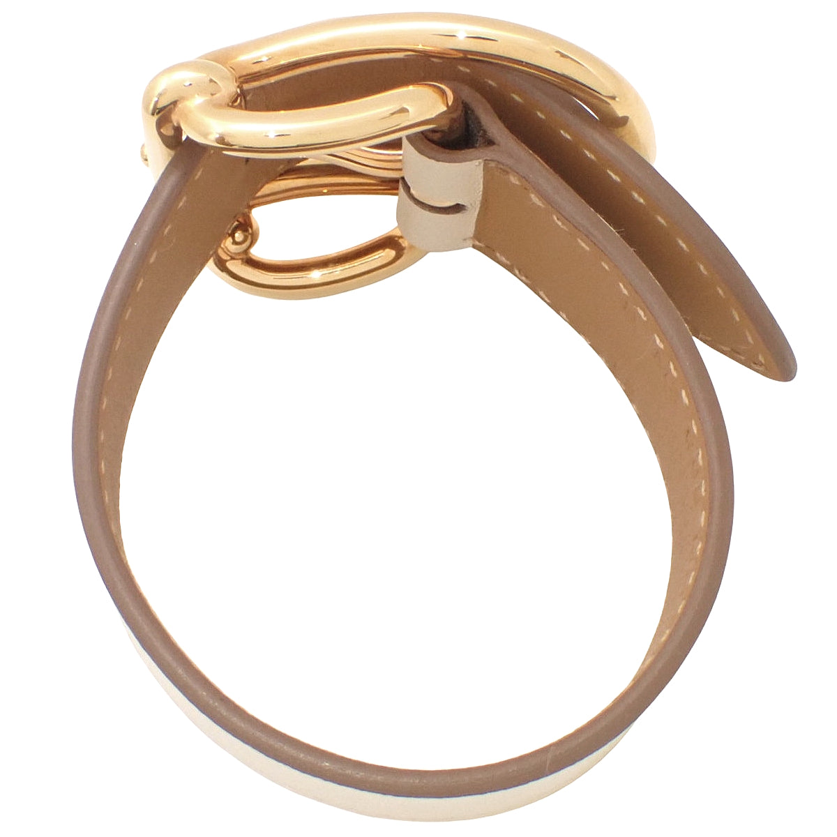 Saut bracelet, Swift calfskin, T2, Craie