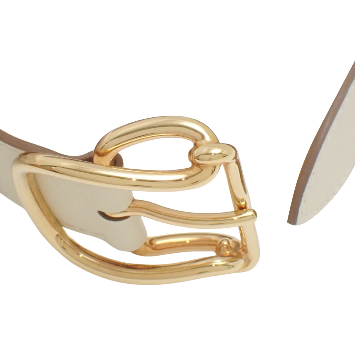 Saut bracelet, Swift calfskin, T2, Craie