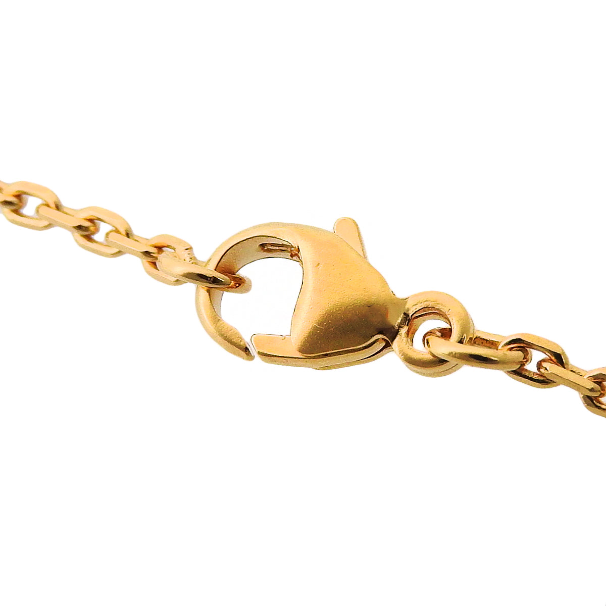 Mini Pop H pendant, metal with gold plating