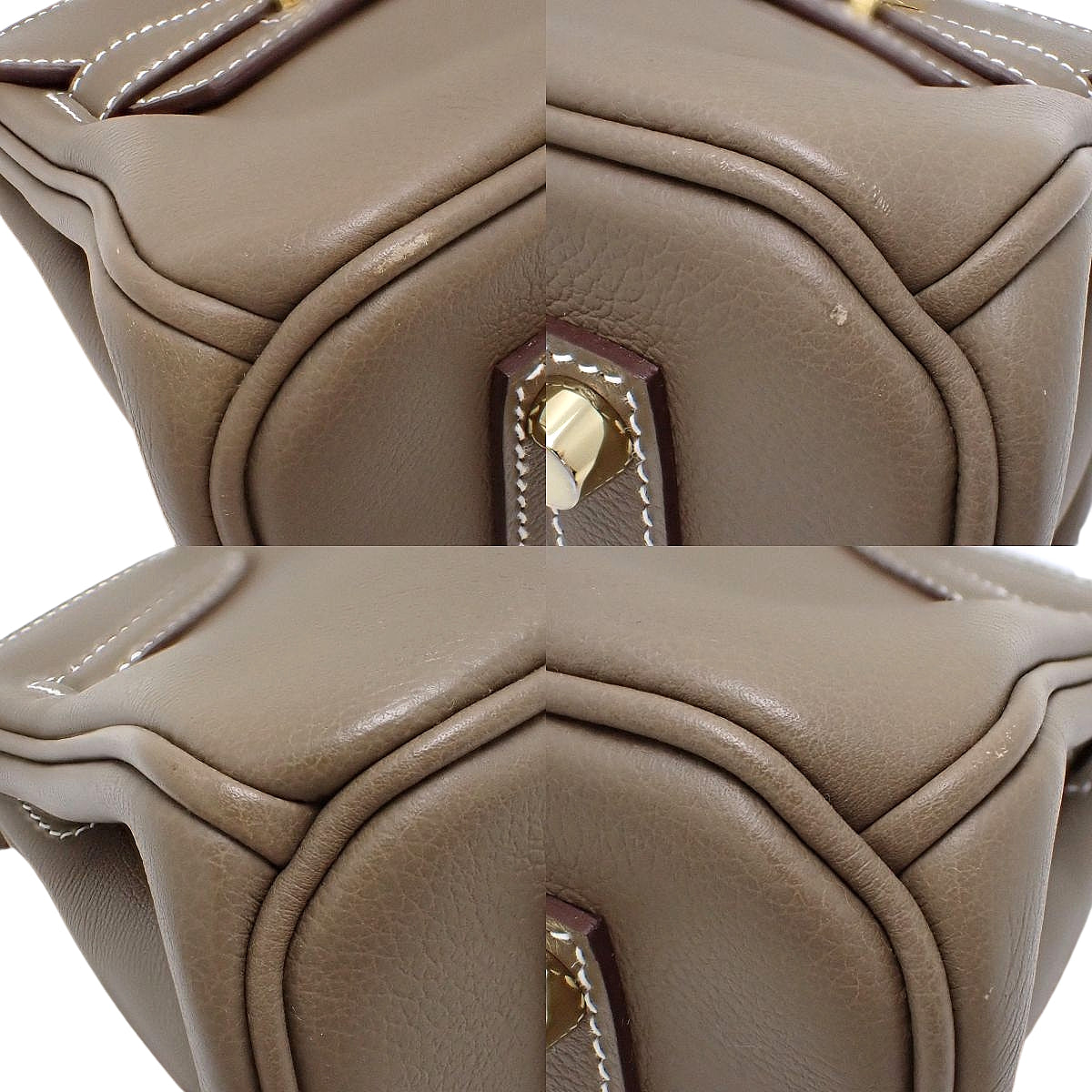 バーキンショルダーライト29 エバーカラー エトゥープ/エトープ ゴールド金具 K刻印