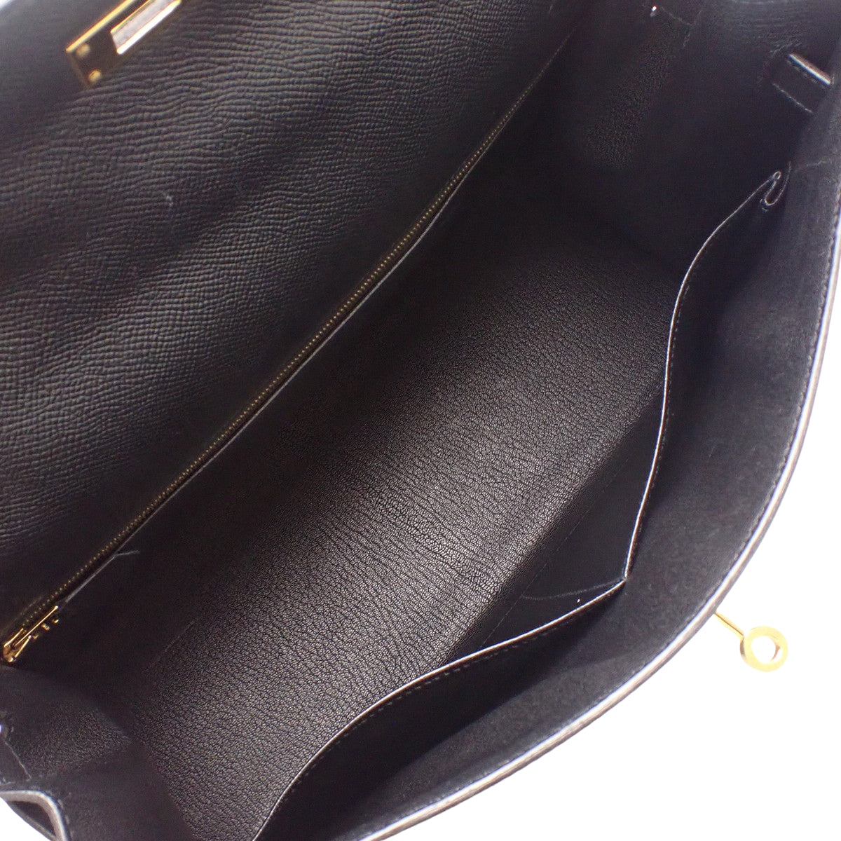 Kelly 35 (Sellier) Epsom leather Black Gold hardware □Q stamp