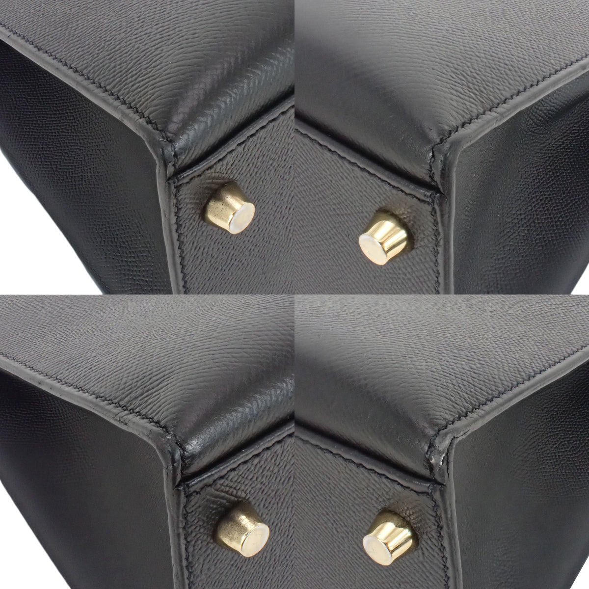 Kelly 35 (Sellier) Epsom leather Black Gold hardware □Q stamp