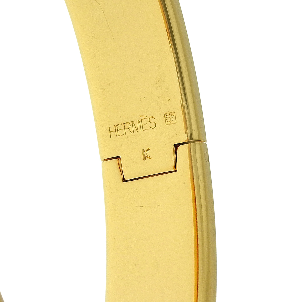 Clic H PM Bangle Metal (GP) Enamel