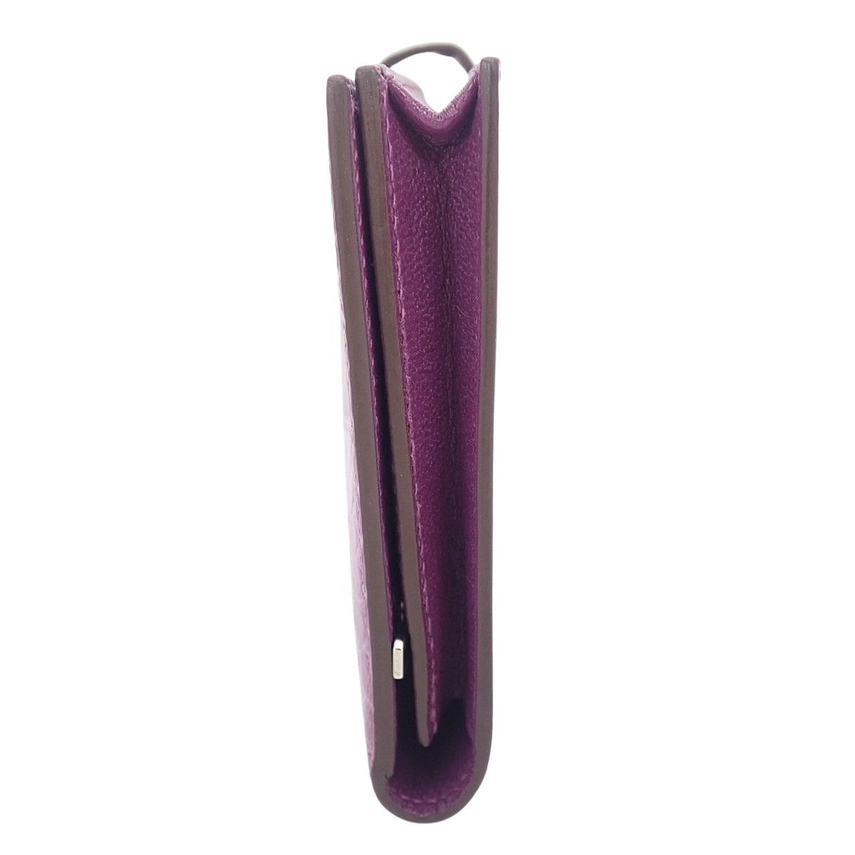 Bearn Soufflet Alligator Crocodile Palladium Hardware Ultra Violet Silver Hardware □L stamp