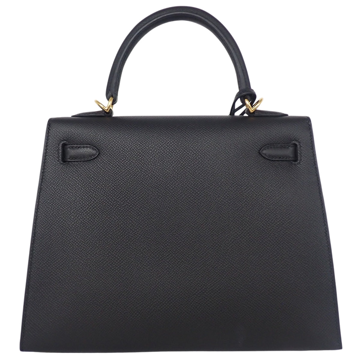 ケリー25(外縫い) ヴォーエプソン ブラック ゴールド金具 W刻印