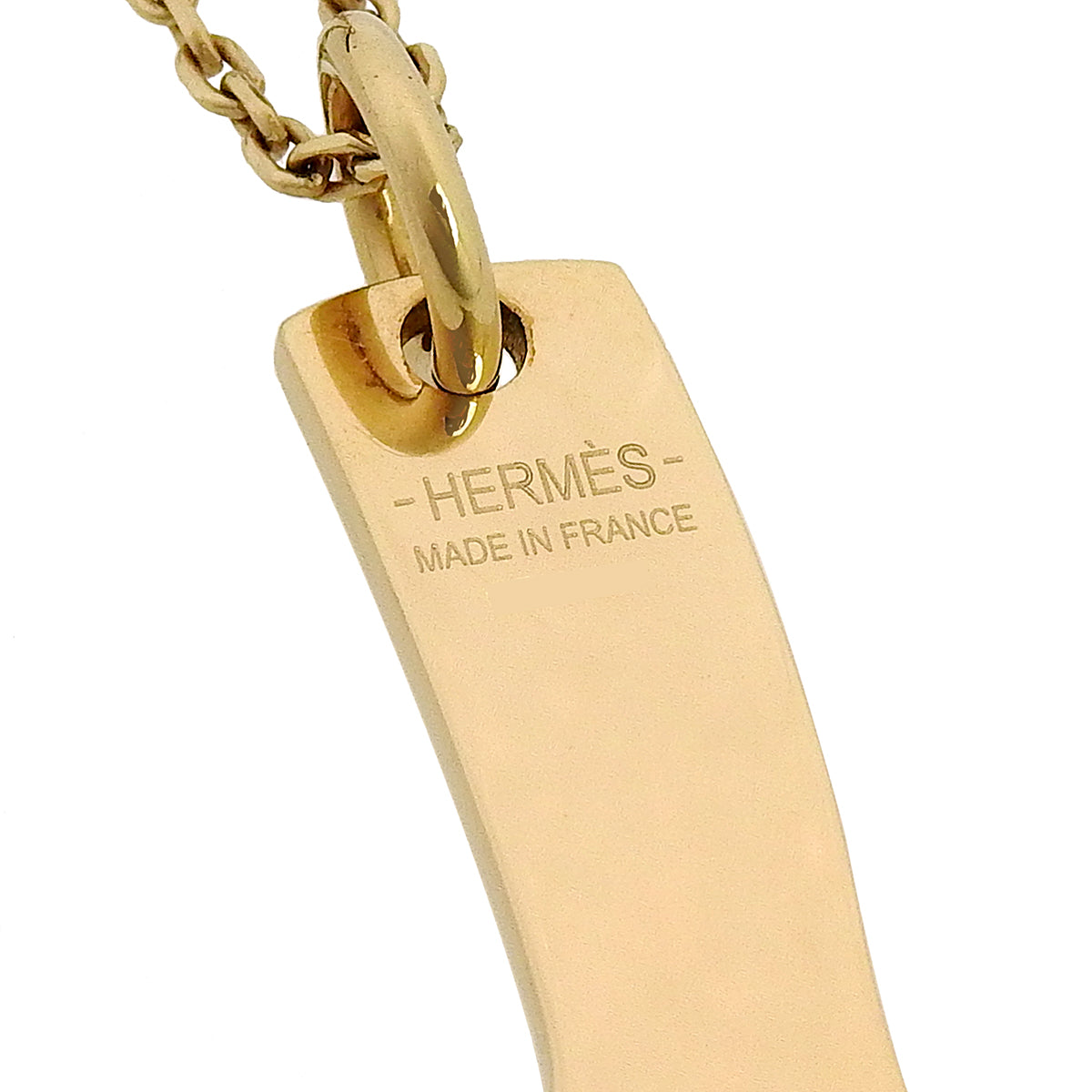 Amulette Maroquinier necklace, buffalo horn, metal (GP)