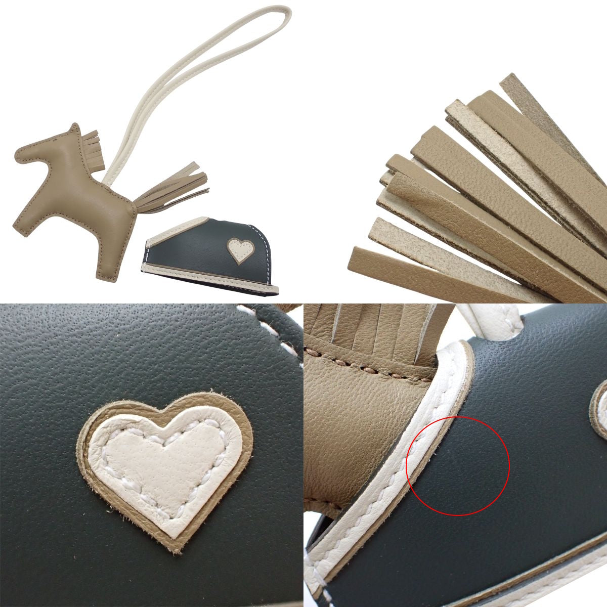 【Brand New】Rodeo Charm Robeau Cool PM Agneau Milo Swift Beige Malfa Craie Vert Mangrove K Engraved