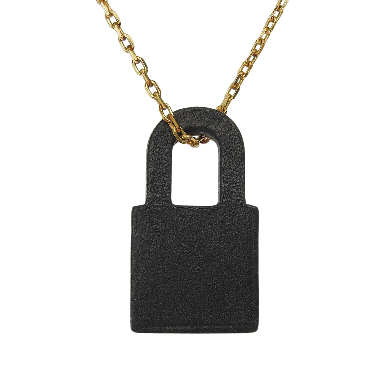 O'Kelly PM pendant, metal (GP) with Swift calfskin