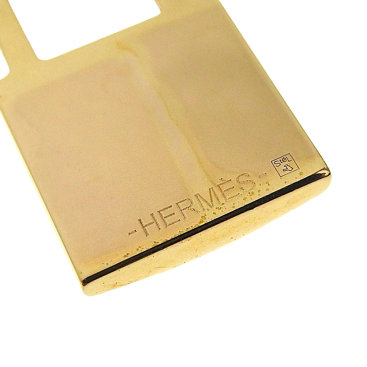 O'Kelly PM pendant, metal (GP) with Swift calfskin