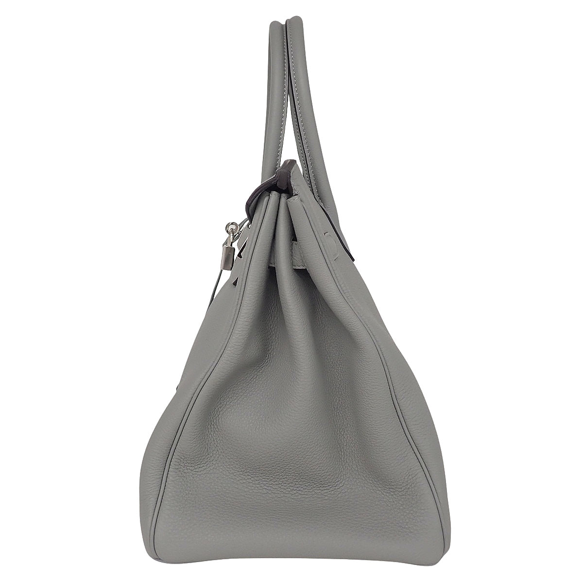 Birkin 35 Togo Gris Mouette Silver Hardware W stamp