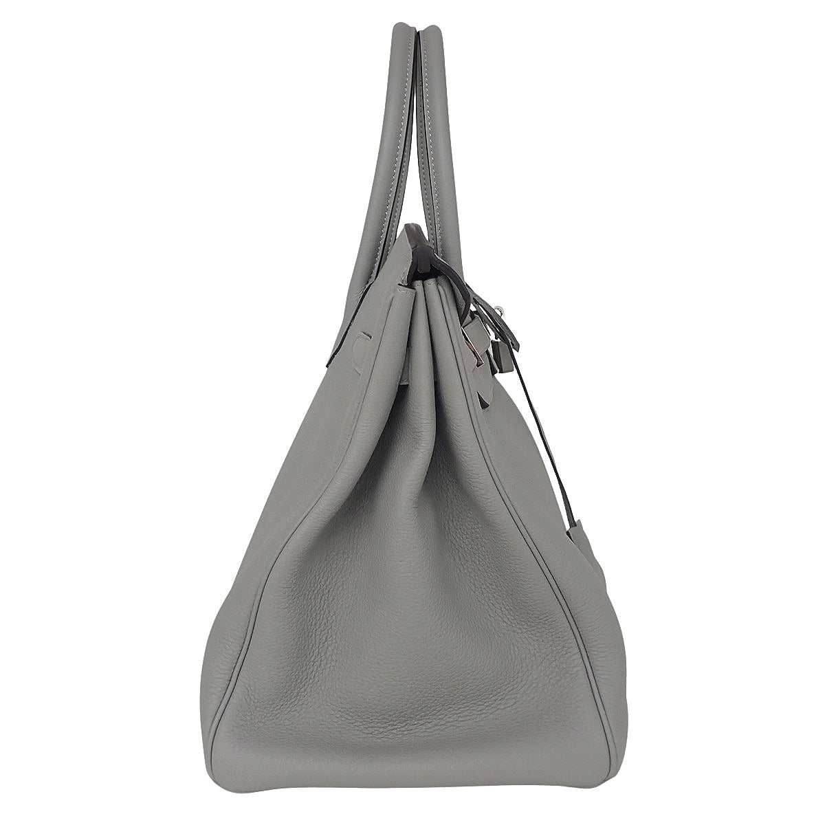 Birkin 35 Togo Gris Mouette Silver Hardware W stamp