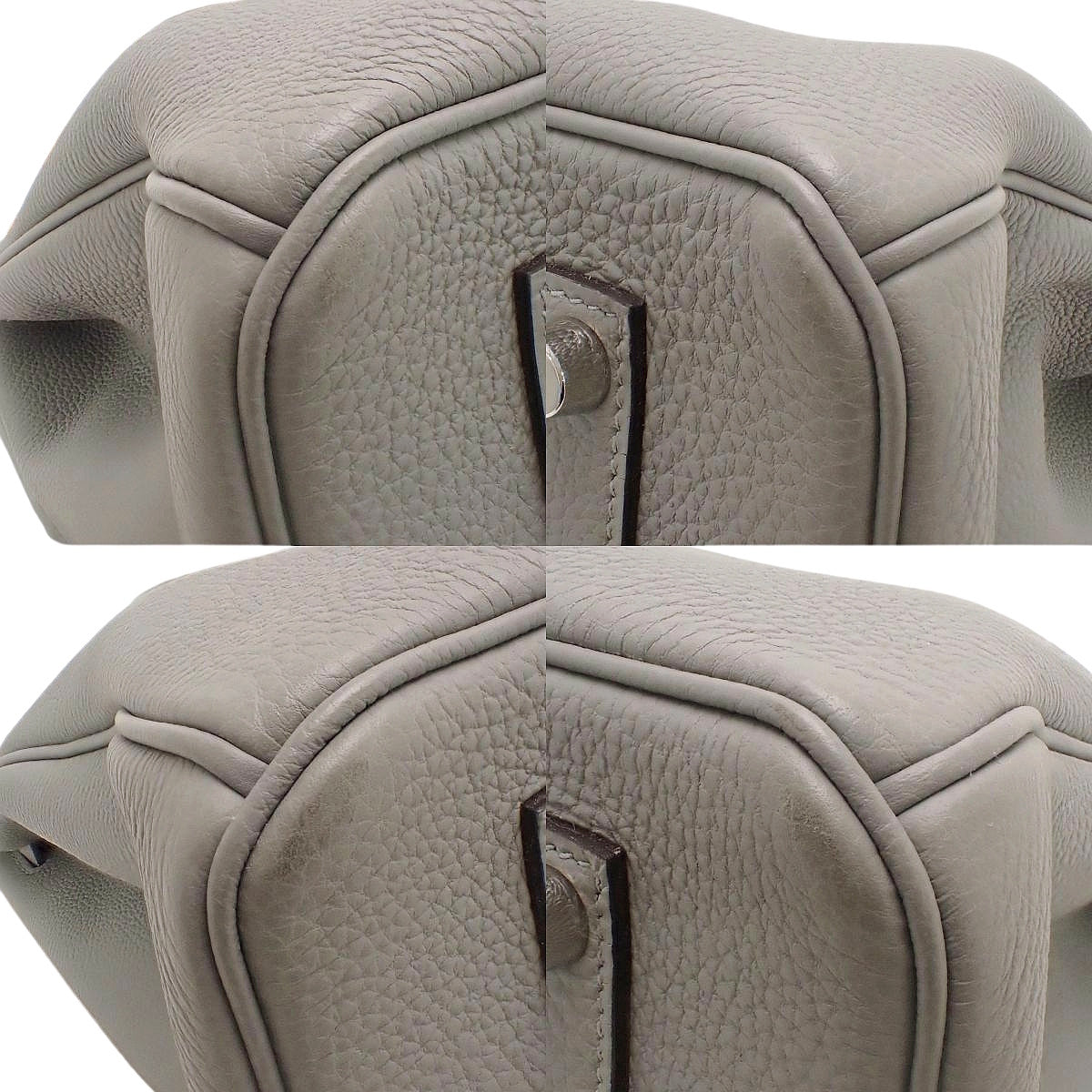 Birkin 35 Togo Gris Mouette Silver Hardware W stamp