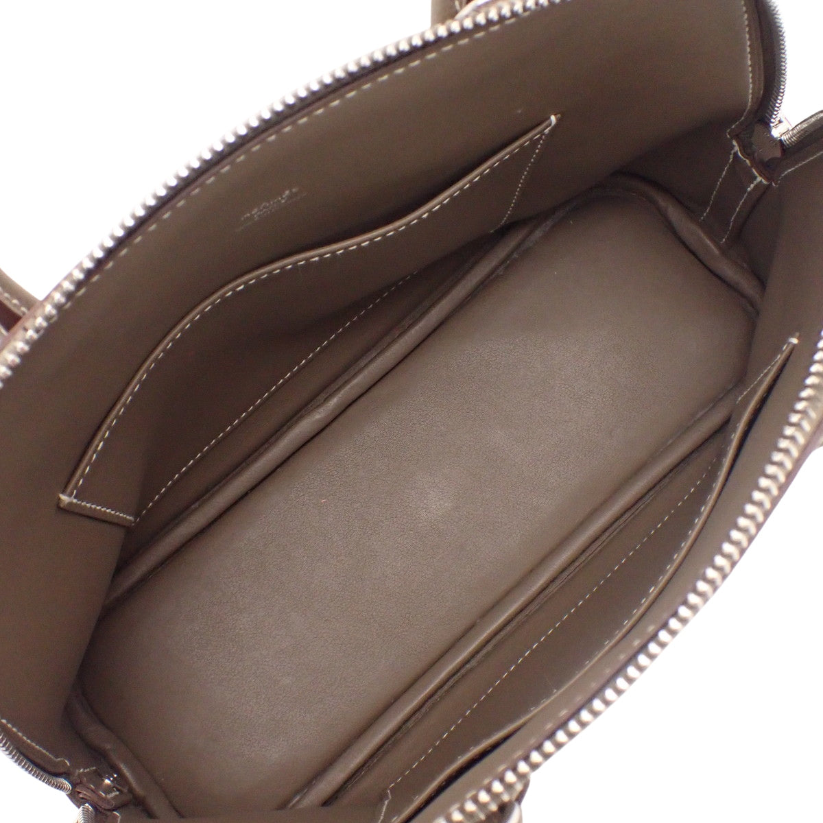 Bolide 1923 25 Veau Epsom Etoupe Silver Hardware B stamp