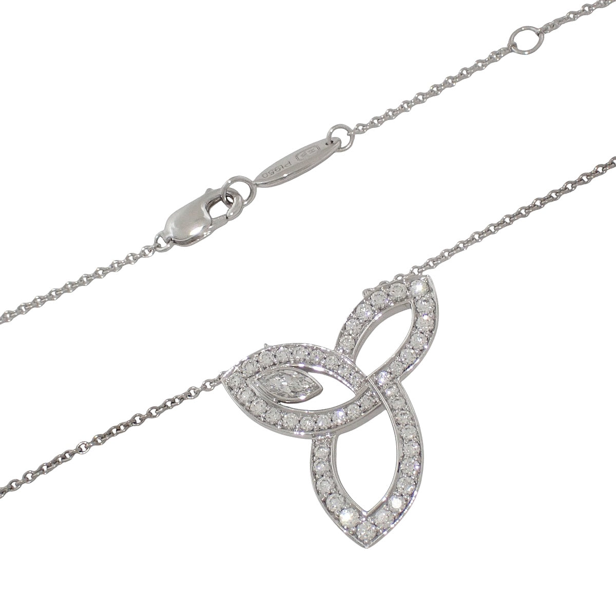 リリークラスター ペンダント ダイヤモンド プラチナ Pt950 11.8g