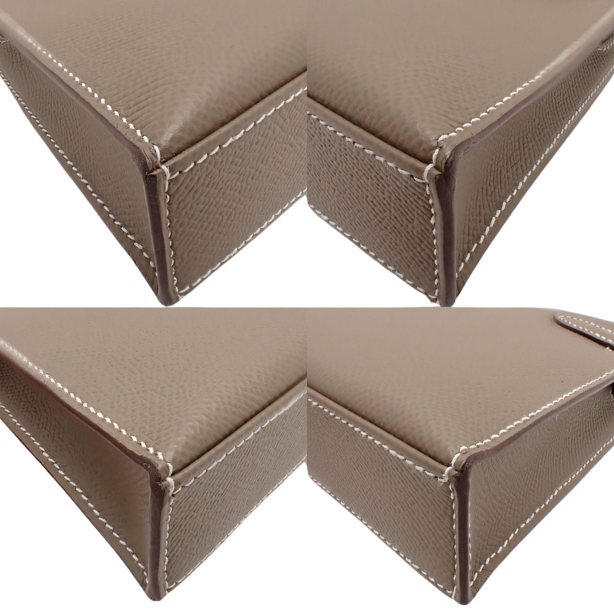 ケリーエラン ヴォーエプソン エトープ/エトゥープ ゴールド金具 G刻印