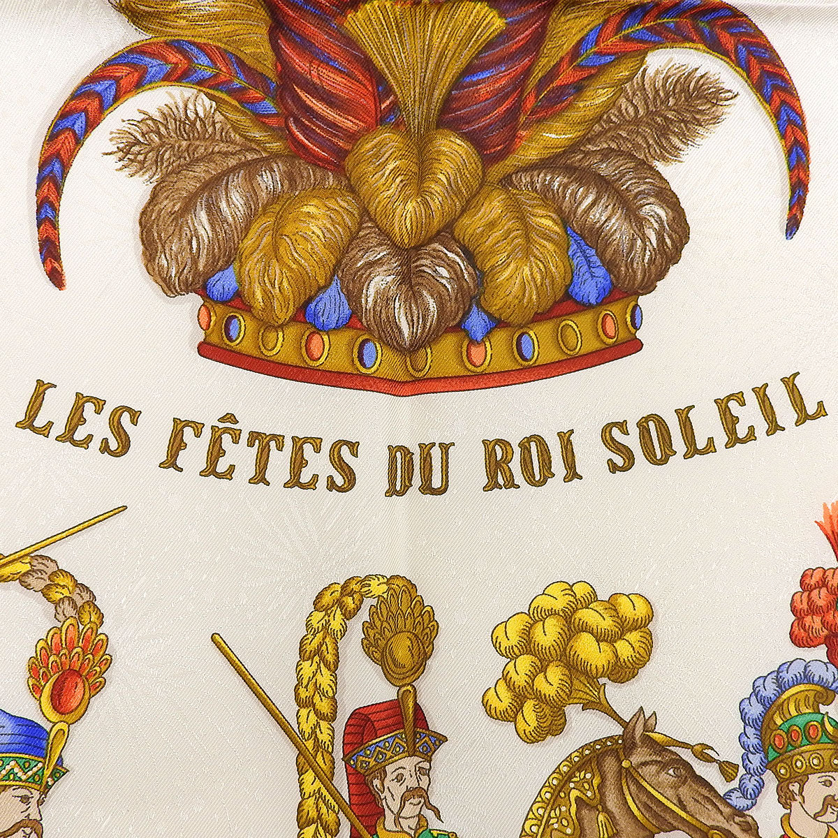 The Sun King's Feast Carre 90 Silk