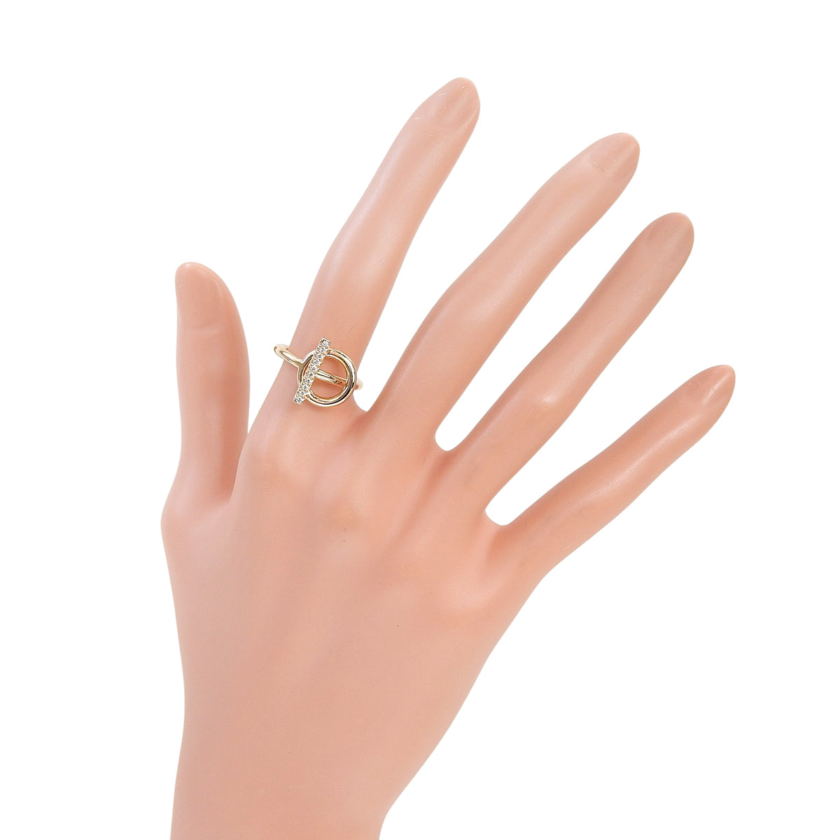 Échappée Ring PM, Diamond, Pink Gold, 18K PG, 51, 4.7g