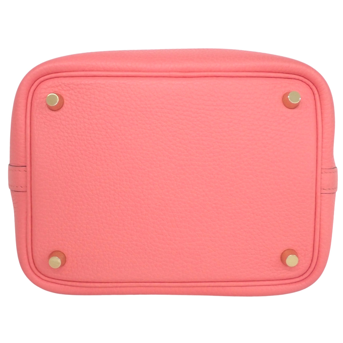 Picotin Lock Touch PM, Taurillon Clemence, Matte Alligator Crocodile, Rose Azalee, Bougainvillea, Gold Hardware, Y Stamp