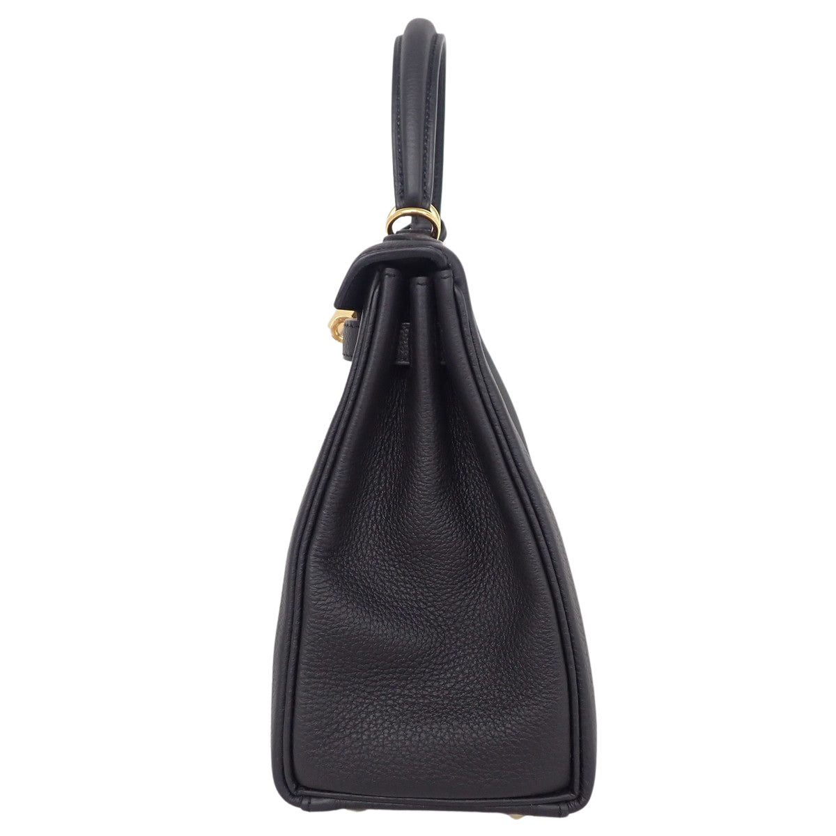 【新品】ケリー25(内縫い) G刻印 トゴ ブラック ゴールド金具