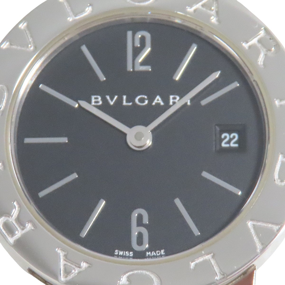 BVLGARI BVLGARI ブルガリブルガリ BB26SS SS ブラック クオーツ レディース