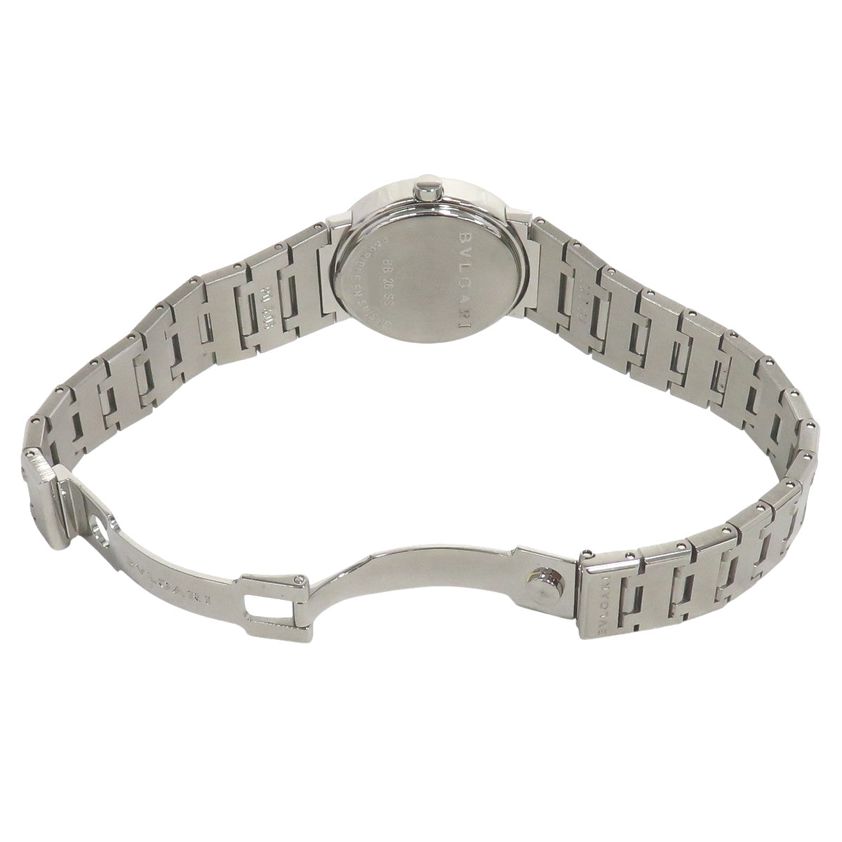 BVLGARI BVLGARI ブルガリブルガリ BB26SS SS ブラック クオーツ レディース