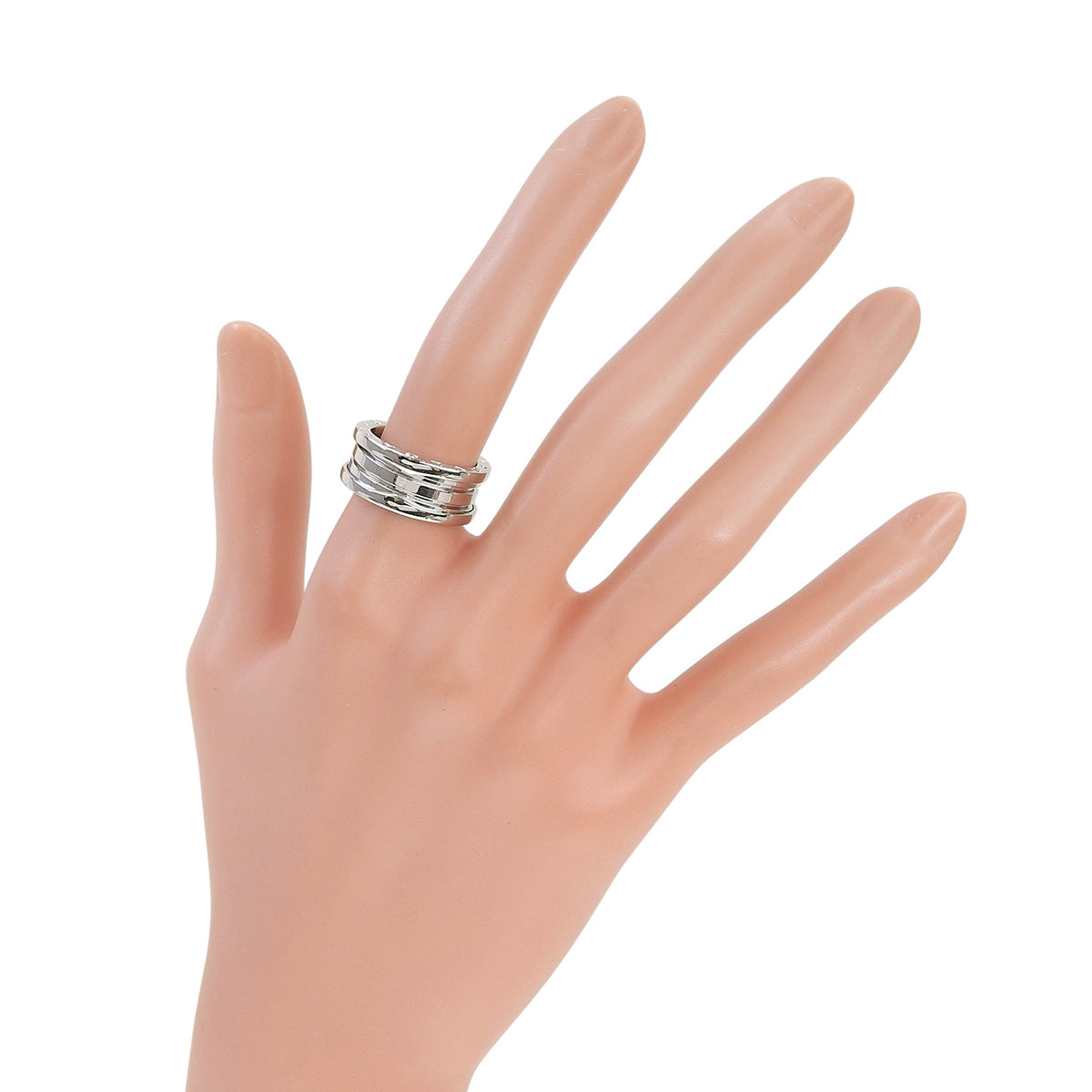 B.zero1 ring, 18K white gold, size 53, 9.2g