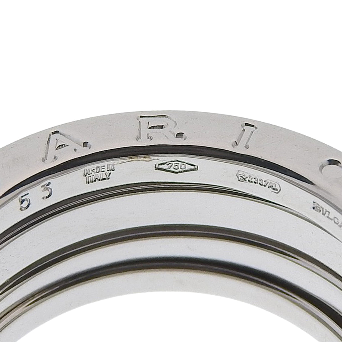 B.zero1 ring, 18K white gold, size 53, 9.2g