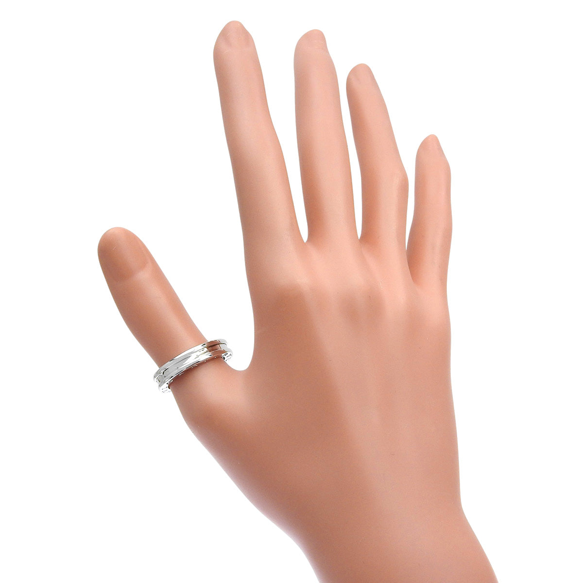 B.zero1 ring, 18K white gold, size 57, 6.6g