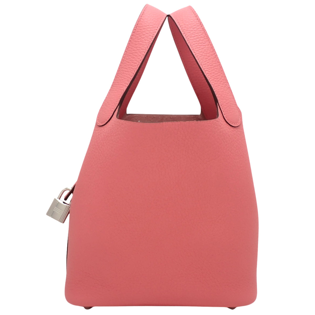 【Brand New】Picotin Lock PM Taurillon Clemence Rose Azalee Silver Hardware K stamp
