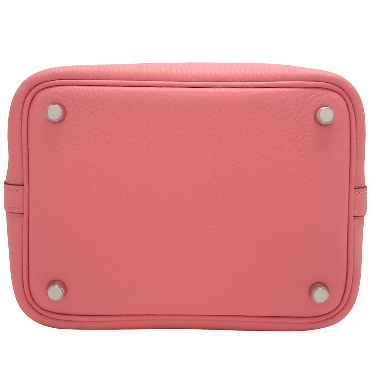 【Brand New】Picotin Lock PM Taurillon Clemence Rose Azalee Silver Hardware K stamp