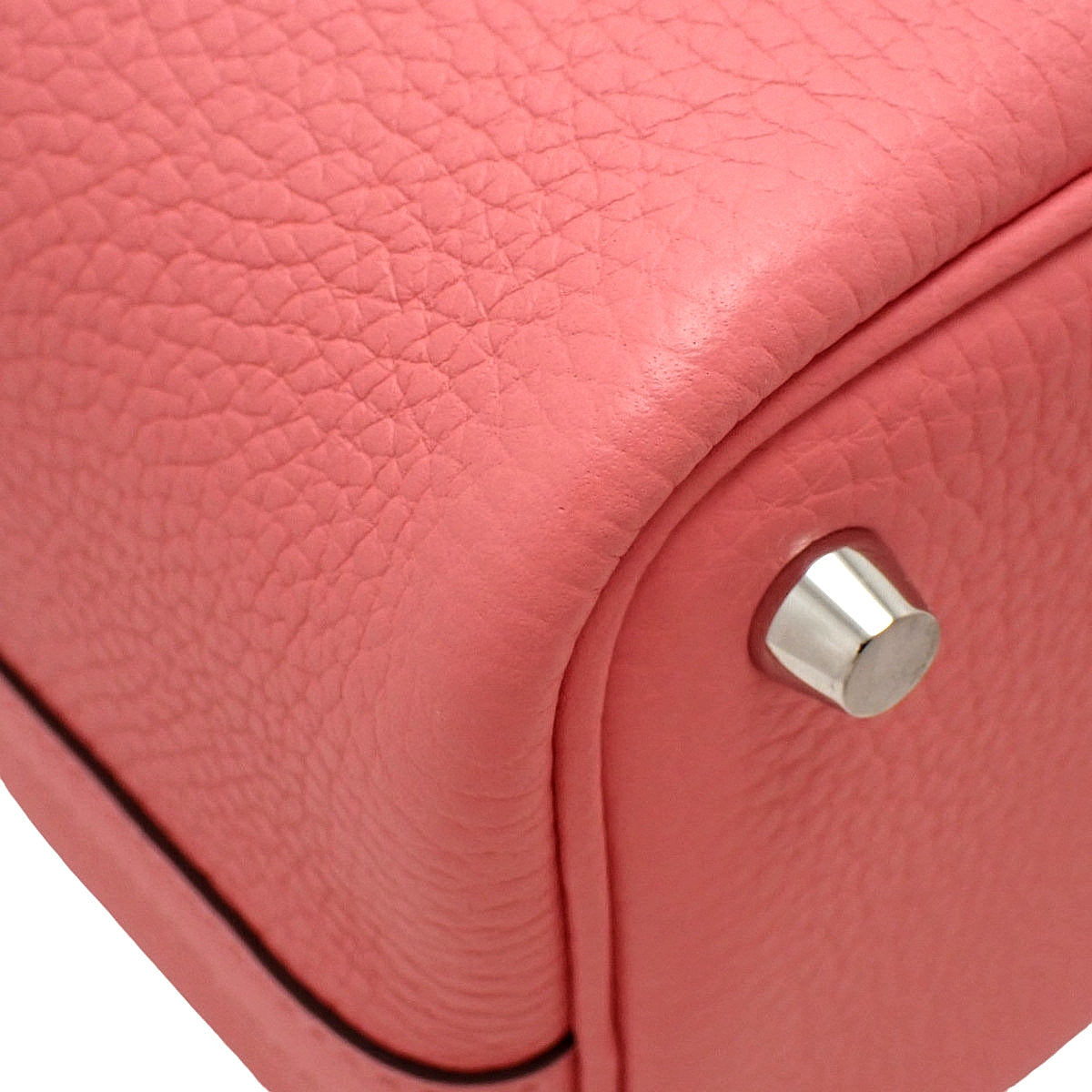 【Brand New】Picotin Lock PM Taurillon Clemence Rose Azalee Silver Hardware K stamp