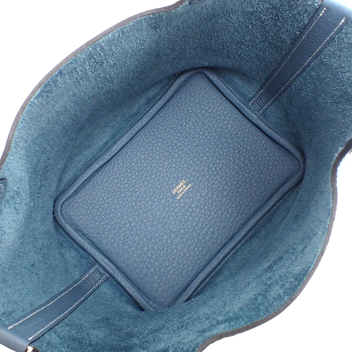 【新品】ピコタンロックPM トリヨンクレマンス ニューブルージーン ゴールド金具 K刻印