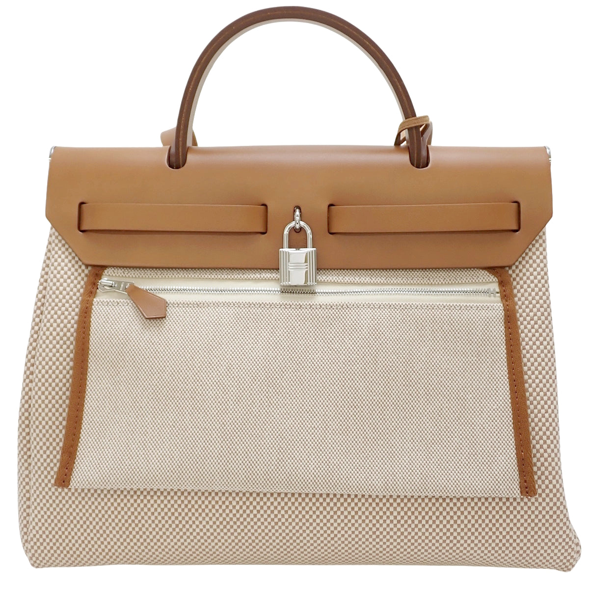 エールバッグジップPM ルトゥルネ トワルGM ヴァッシュハンター ナチュラル シルバー金具 B刻印