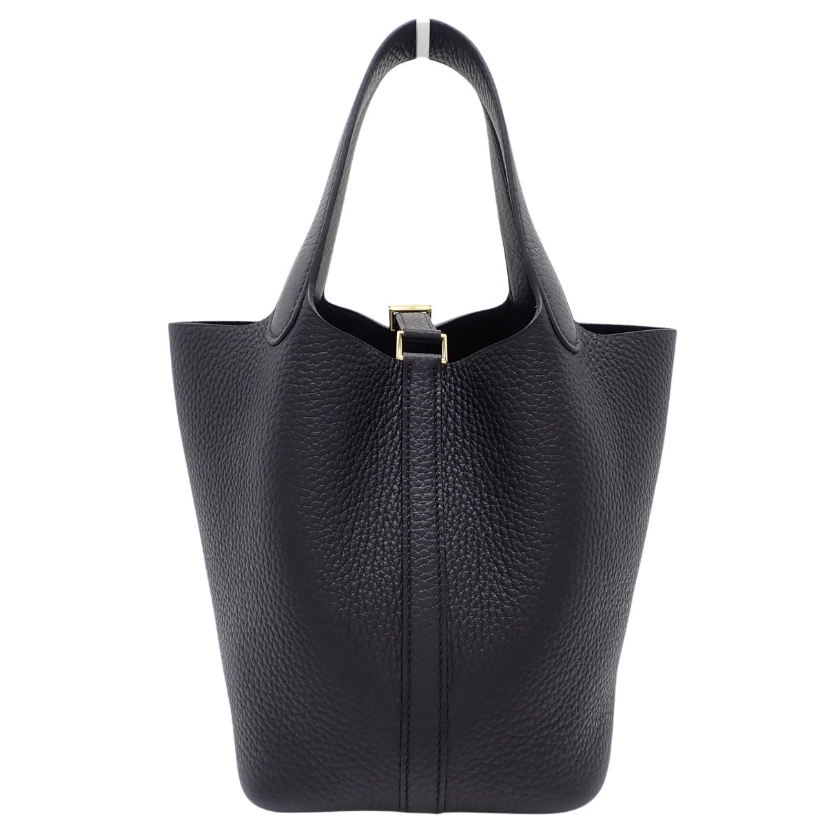 【新品】Picotin Lock PM G刻印 Taurillon Clemence 黑色 金色配件