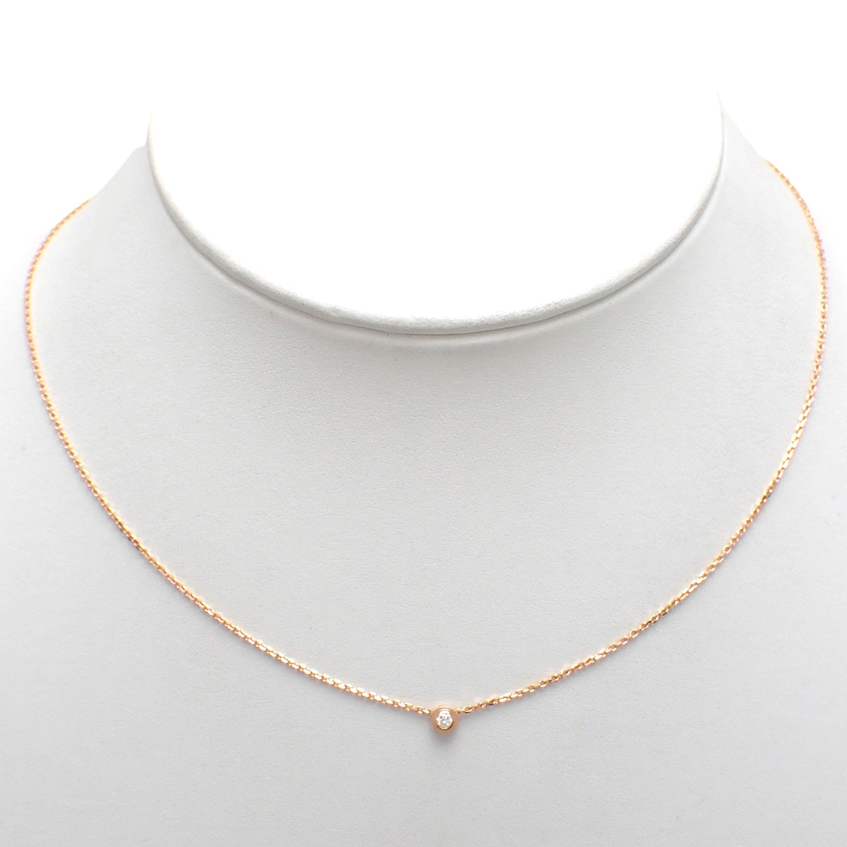 Damour Pendant Mini Model, Diamond, Pink Gold K18PG, 2.2g
