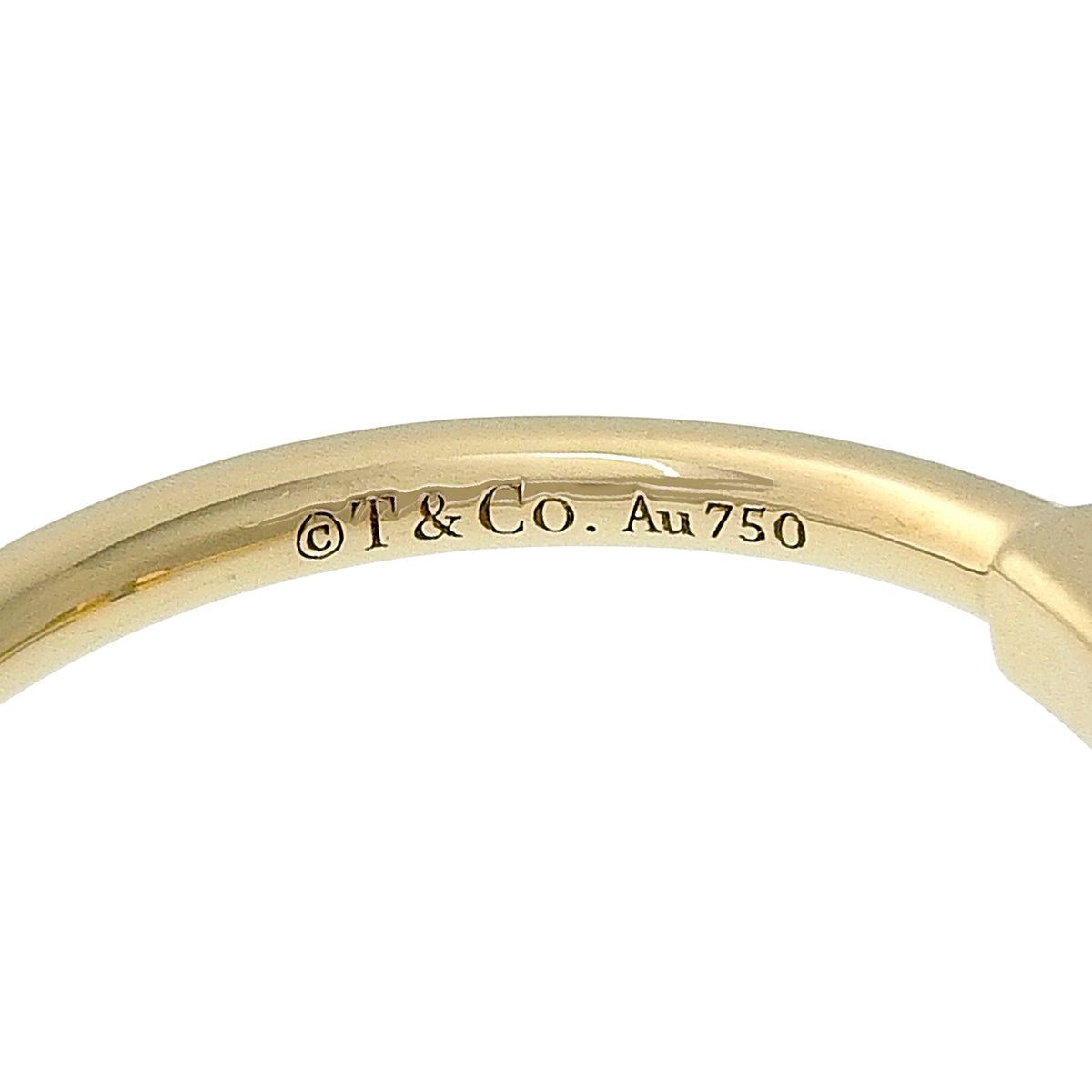Tワイヤー リング K18YG 11(51)号 3.2g