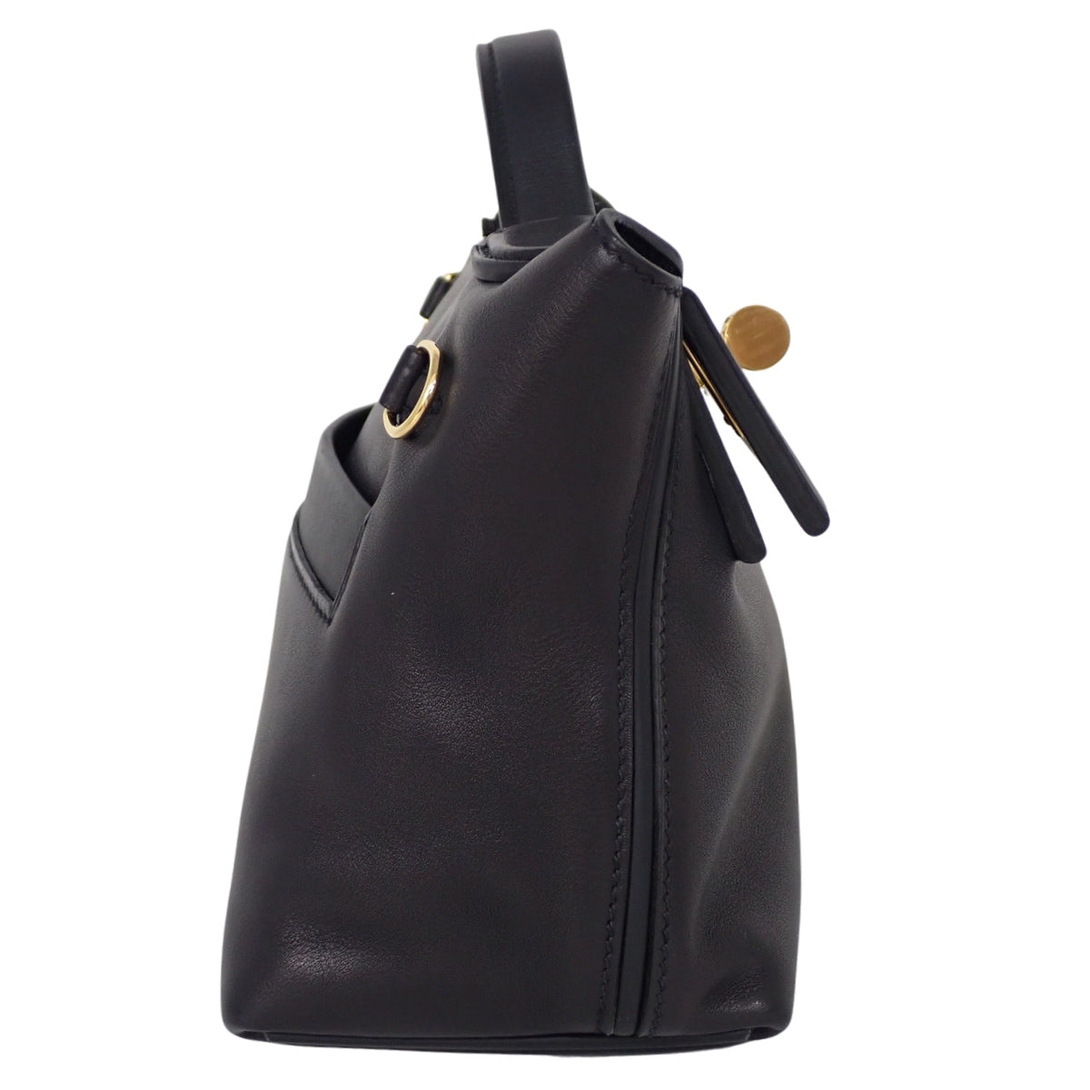 Sac Vanquish Mini 21 Veau Volupto Swift leather Black Gold hardware U stamp